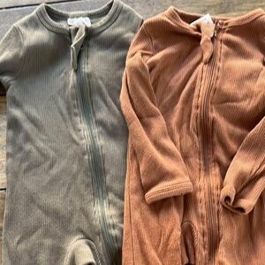 Mebie Baby Ribbed Sleepers